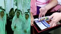 Raja Arab Saudi mengunjungi lokasi tragedi ambruknya crane dan menemui para korban, bersantap makanan autentik Jepang.