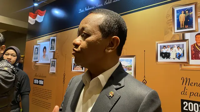 Menteri Energi dan Sumber Daya Mineral (Menteri ESDM) Bahlil Lahadalia. (Liputan6.com/Devira)