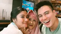 Potret Baim Wong,  Paula Verhoeven dan Nenek Iro (Sumber Instagram @BaimWong)