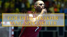 Video gol spektakuler Cardinal di detik terakhir yang menyelamatkan Portugal dari kekalahan atas Kolombia di Piala Dunia Futsal 2016.