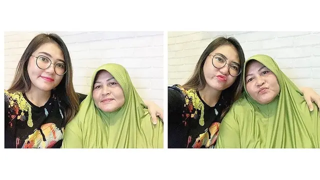 Via Vallen Beri Buket Uang untuk Ibunda di Hari Ibu, Ini 6 Potret Kebersamaannya