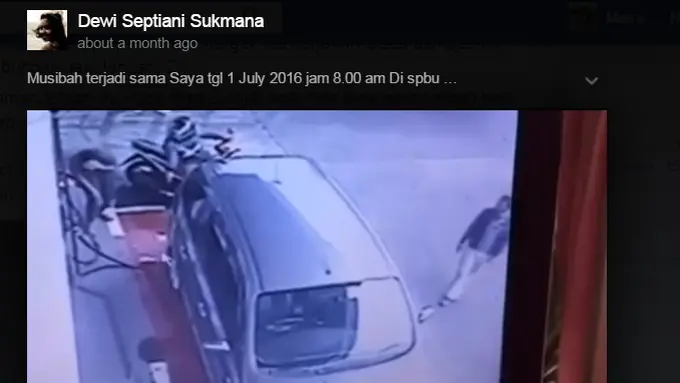 Modus Pencurian Baru, Perempuan Ini Kehilangan Tas di SPBU