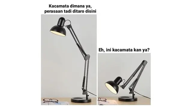 8 Potret Editan Foto Lampu Belajar Ala Netizen Ini Bikin Geleng Kepala