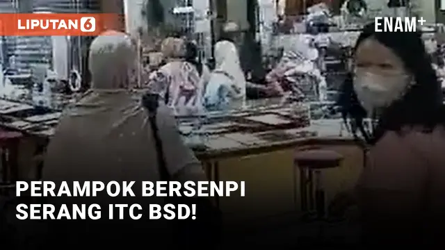 Perampok Gasak Toko Emas di ITC BSD