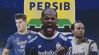Persib Bandung - Nick Kuipers, David da Silva, Marc Klok (Bola.com/Adreanus Titus)