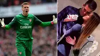 Model Seksi di Balik Ketangguhan Kiper Arsenal
