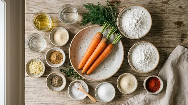 Ilustrasi resep keripik wortel homemade