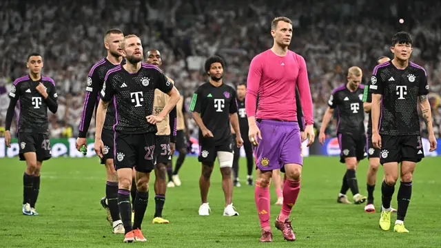 Ekspresi Harry Kane Dkk Usai Dibungkam Real Madrid