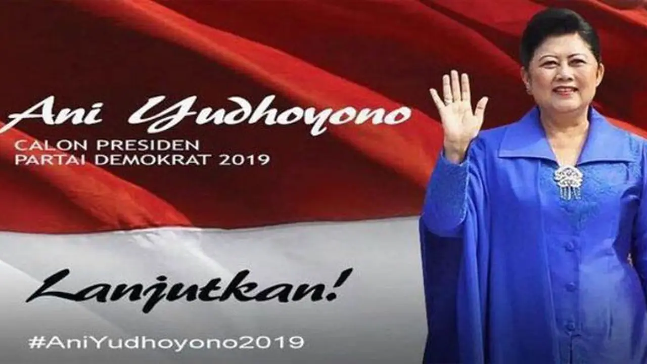 Gambar Ani Yudhoyono jadi Capres 2019, Partai Demokrat Bingung