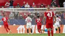 RB Salzburg berhasil mencetak gol pada penalti pada menit ke-21 melalui sepakan gelandang Kroasia, Luka Sucic. (Foto: AP/Angel Fernandez)