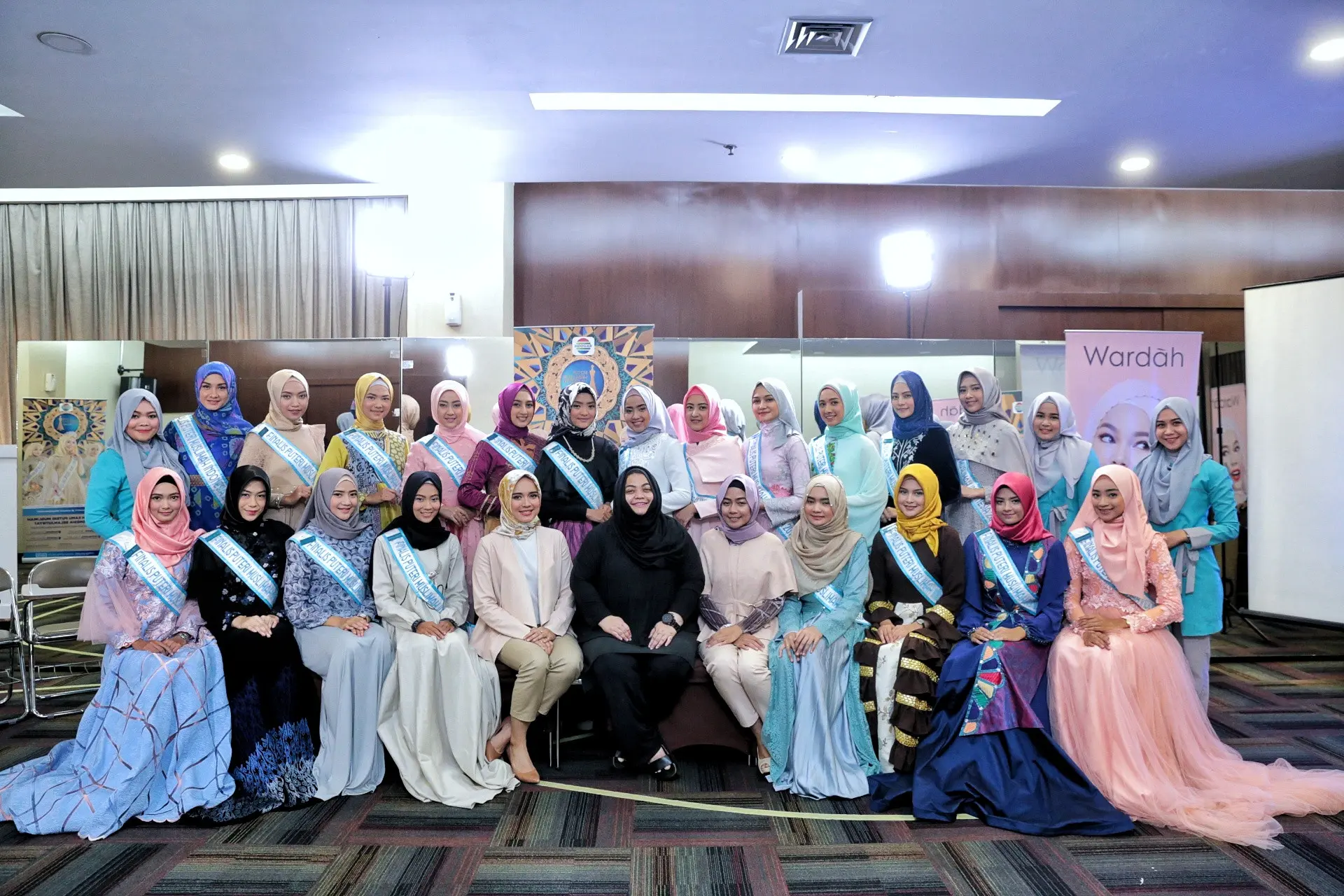 Finalis Puteri Muslimah Indonesia 2017. (Adrian Putra/Bintang.com)