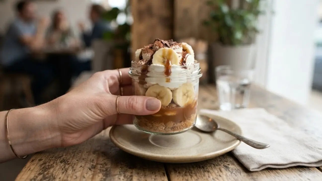 Resep Banoffee Cup Pisang Karamel Tanpa Oven