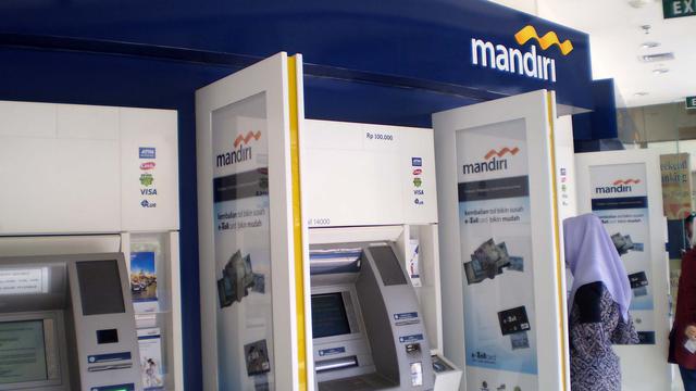 Layani Pergantian Kartu Atm Kantor Bank Mandiri Sepi Nasabah Bisnis Liputan6 Com