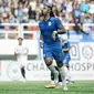 Striker PSIS Semarang, Carlos Fortes, kala menghadapi mantan klubnya, Arema FC, dalam laga uji coba di Stadion Jatidiri, Semarang, Sabtu (4/6/2022). Carlos Fortes dua kali membobol gawang Singo Edan dalam laga yang berakhir 2-1 untuk kemenangan PSIS itu. (Dok. PSIS Semarang)