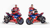 Duo pembalap Team HRC di World Superbike 2023: Xavi Vierge dan Iker Lecuona. (World Superbike)