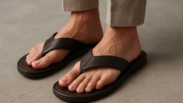7 Model Sandal Jepit Desain Minimalis, Cocok untuk Outfit Formal Modern