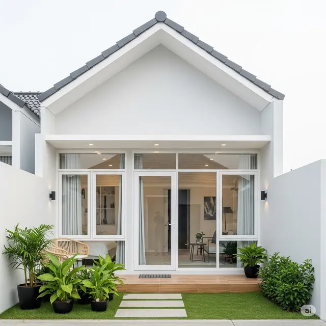 Inspirasi Gambar Rumah Sederhana 5 x 8 Meter.