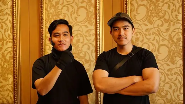 Potret Kebersamaan Gibran, Kaesang dan Bobby Nasution, Putra dan Menantu Jokowi