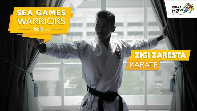 Berita video tekad kuat Zigi Zaresta, atlet Indinesia di SEA Games 2017 cabang karate untuk raih medali emas.