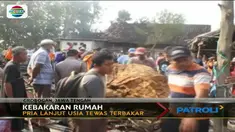 Sebelum tewas terpanggang, pria 75 tahun sempat diberi makan oleh anaknya.
