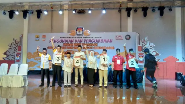Ini Dia Nomor Urut 6 Pasangan Calon Kepala Daerah Di Cirebon
