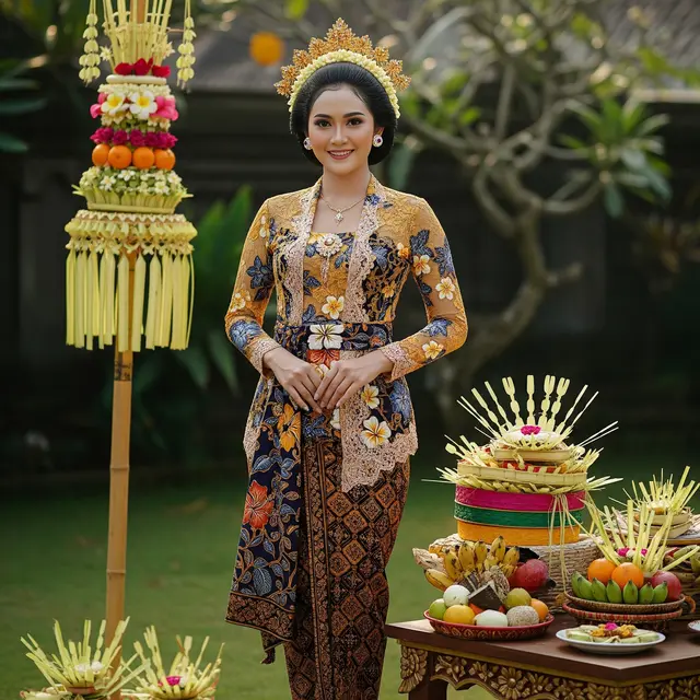 12 Model Kebaya Bali untuk Hari Raya Galungan, Pilihan Tradisional dan Modern