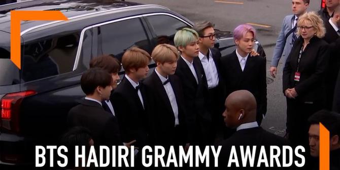 VIDEO: BTS Hadiri Grammy Awards 2019