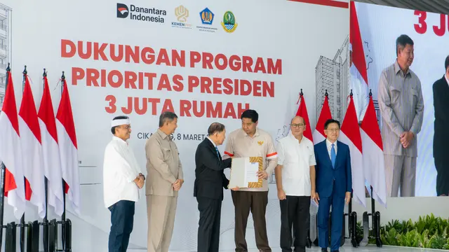 Groundbreaking rumah susun apartemen bersubsidi