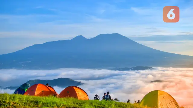 Puncak Peuyeum wisata alam di Kecamatan Gegerbitung Kabupaten Sukabumi. (Liputan6.com/Fira Syahrin).