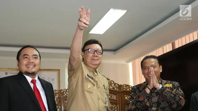 Cek Kesiapan Pilkada Serentak 2018, Mendagri Sambangi Kantor Bawaslu