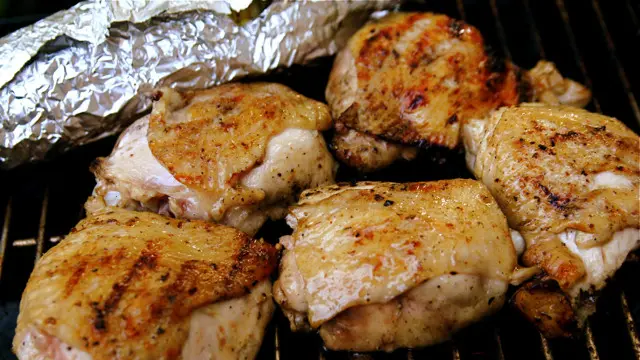 Lima potong Ayam BBQ