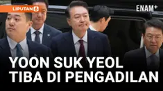 EKS PRESIDEN KORSEL YOON SUK YEOL TIBA DI PENGADILAN UNTUK JALANI SIDANG