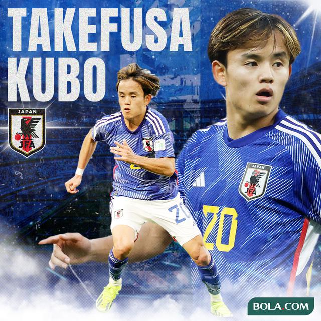 Ilustrasi - Takefusa Kubo Timnas Jepang