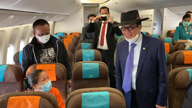 Menkumham Yasonna Laoly menjadi aktor penting dalam penangkapan Maria Lumowa melalui perjanjian ekstradisi dengan Serbia. (Dok: Kemenkumham)