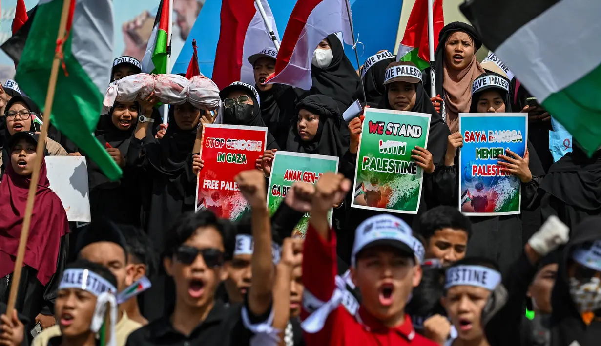 Perang antara Israel dan milisi Hamas sudah terjadi sejak 7 Oktober 2023 lalu dan telah menelan puluhan ribu korban jiwa. (CHAIDEER MAHYUDDIN/AFP)