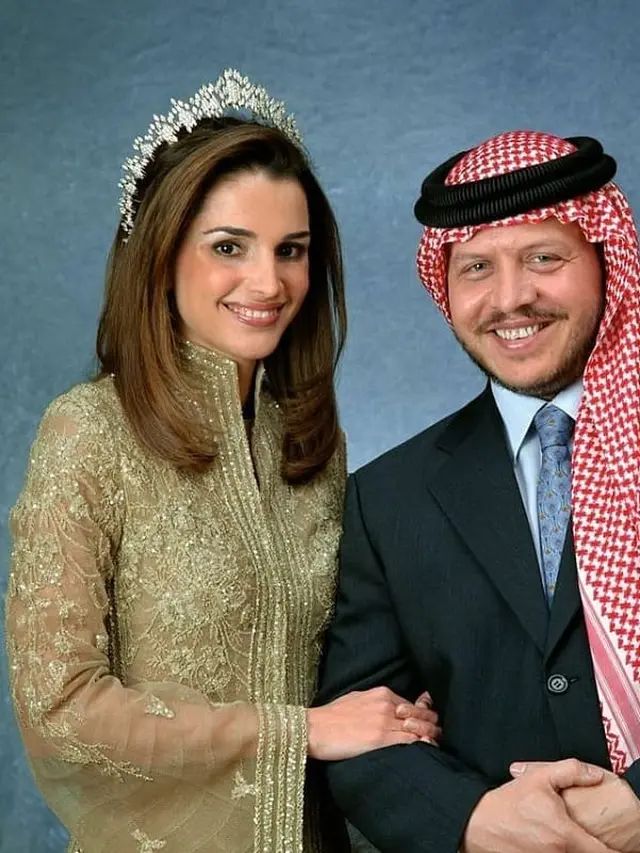 Raja Abdullah II dan Rania Al-Yassin