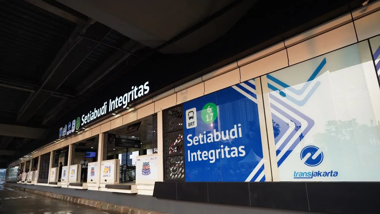 Pramono Resmi Ganti Halte Setiabudi Jadi Setiabudi Integritas
