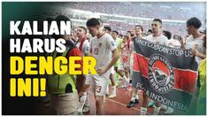 Berita Video, momen para suporter dan Timnas Indonesia menyanyikan lagu Tanah Airku setelah laga kontra Filipina pada Selasa (11/6/2024)