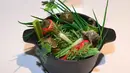 Sup penyu dari Tiongkok dipamerkan di Museum Makanan Menjijikkan di Los Angeles, California, Amerika Serikat, 6 Desember 2018. (Robyn Beck/AFP)