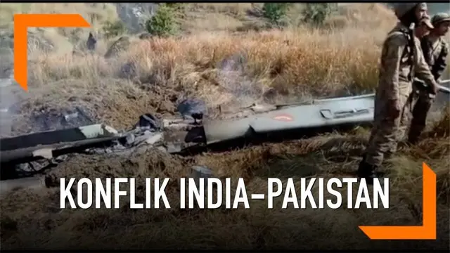 Pakistan menembak sebuah pesawat tempur milik India yang masuk ke wilayah negaranya.