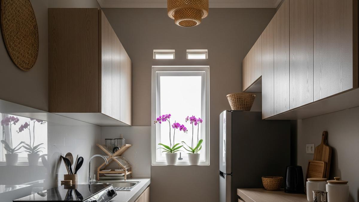 9 Desain Dapur Minimalis dengan Kitchen Set Dua Sisi, Nyaman di Ruang Terbatas