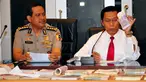 Direktorat Tindak Pidana Ekonomi dan Khusus Bareskrim mengungkap kasus peredaran uang palsu asing dengan total Rp16 triliun, Jakarta, Kamis (9/4/2015). Uang palsu diperoleh dari empat tersangka yang ditangkap di wilayah Bogor.(Liputan6.com/Yoppy Renato)