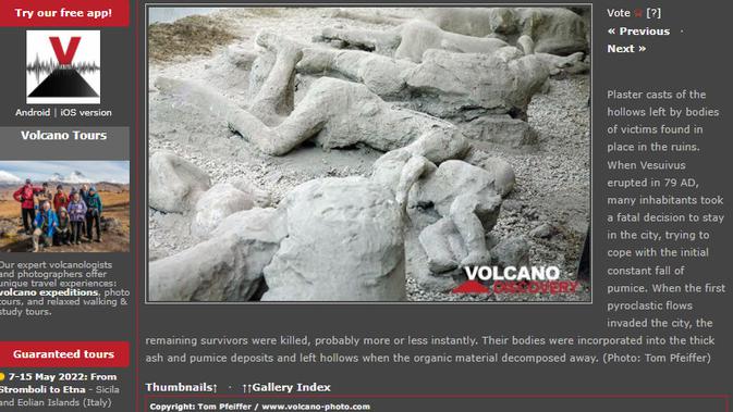 Cek Fakta Liputan6.com menelusuri klaim foto ibu dan anak ditemukan tertimbun abu vulkanik Gunug Semeru