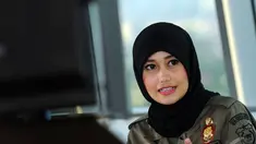 Nurul Habibah biasa disapa oleh kawannya dengan sebutan Nuby. Ia adalah alumnus SMA Negeri 6 Pandeglang, Jakarta, Rabu (24/9/2014) (Liputan6.com/Helmi Fithriansyah)
