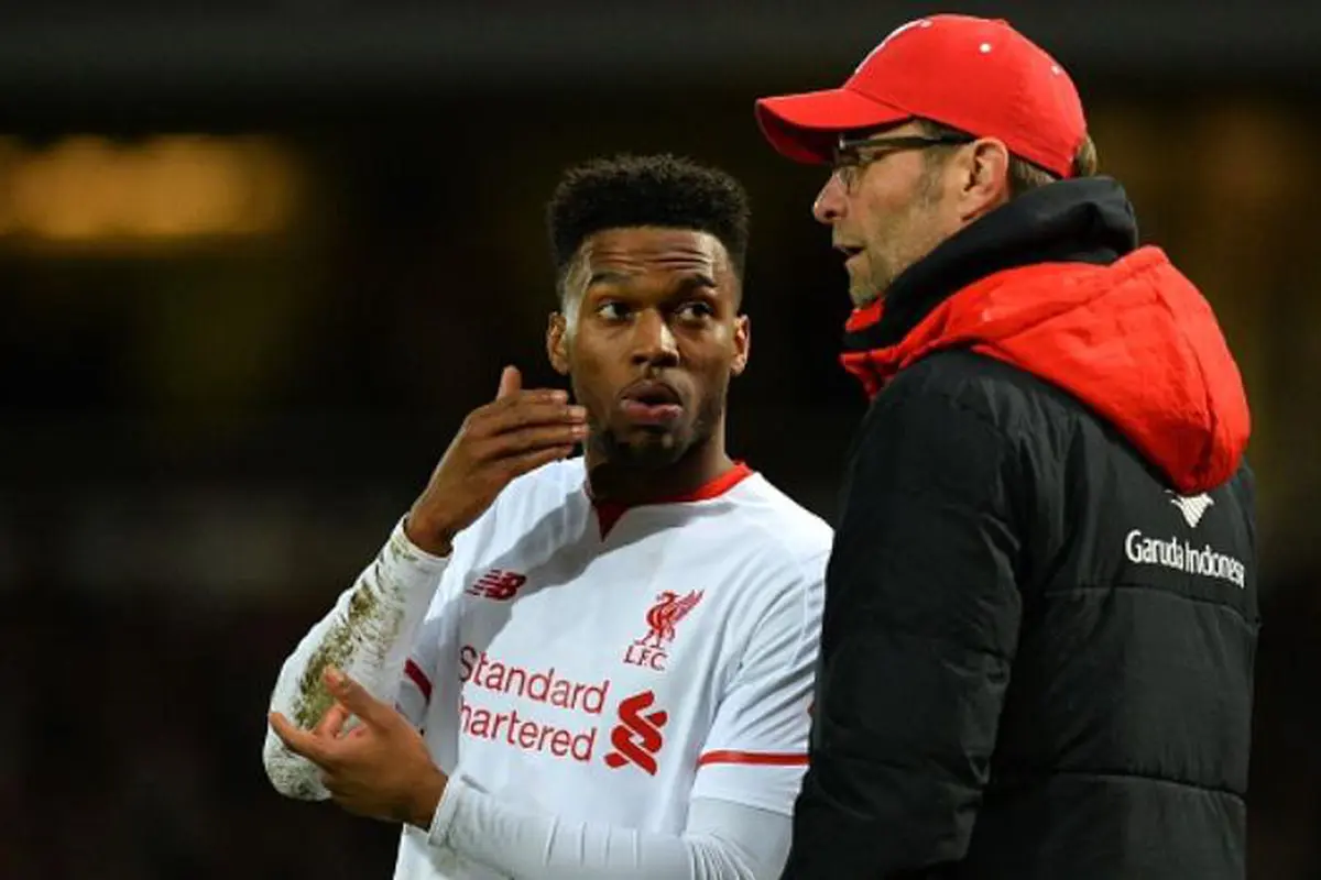 Daniel Sturridge dan Jurgen Klopp
