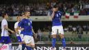 Italia meraih kemenangan 2-0 atas Finlandia pada laga persahabatan di Stadion Marc'Antonio Bentegodi, Verona, Selasa (7/6/2016) dini hari WIB. (AFP/Olivier Morin)