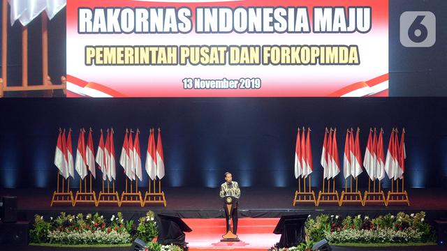 Presiden Jokowi Hadiri Rakornas Indonesia Maju