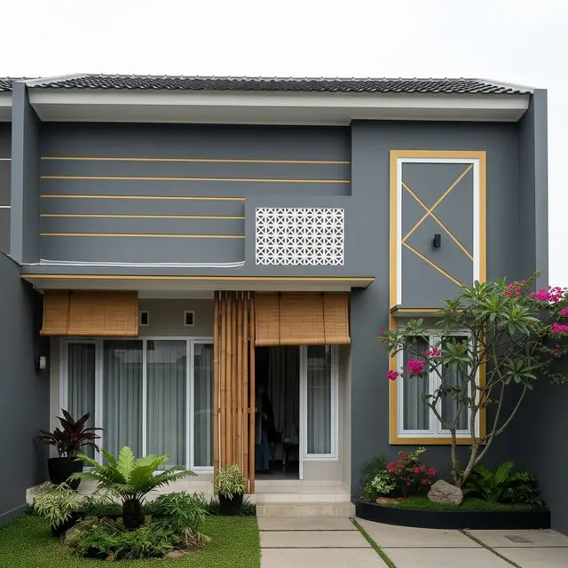15 Kombinasi Warna Cat Rumah Sederhana Tapi Tampak Mewah