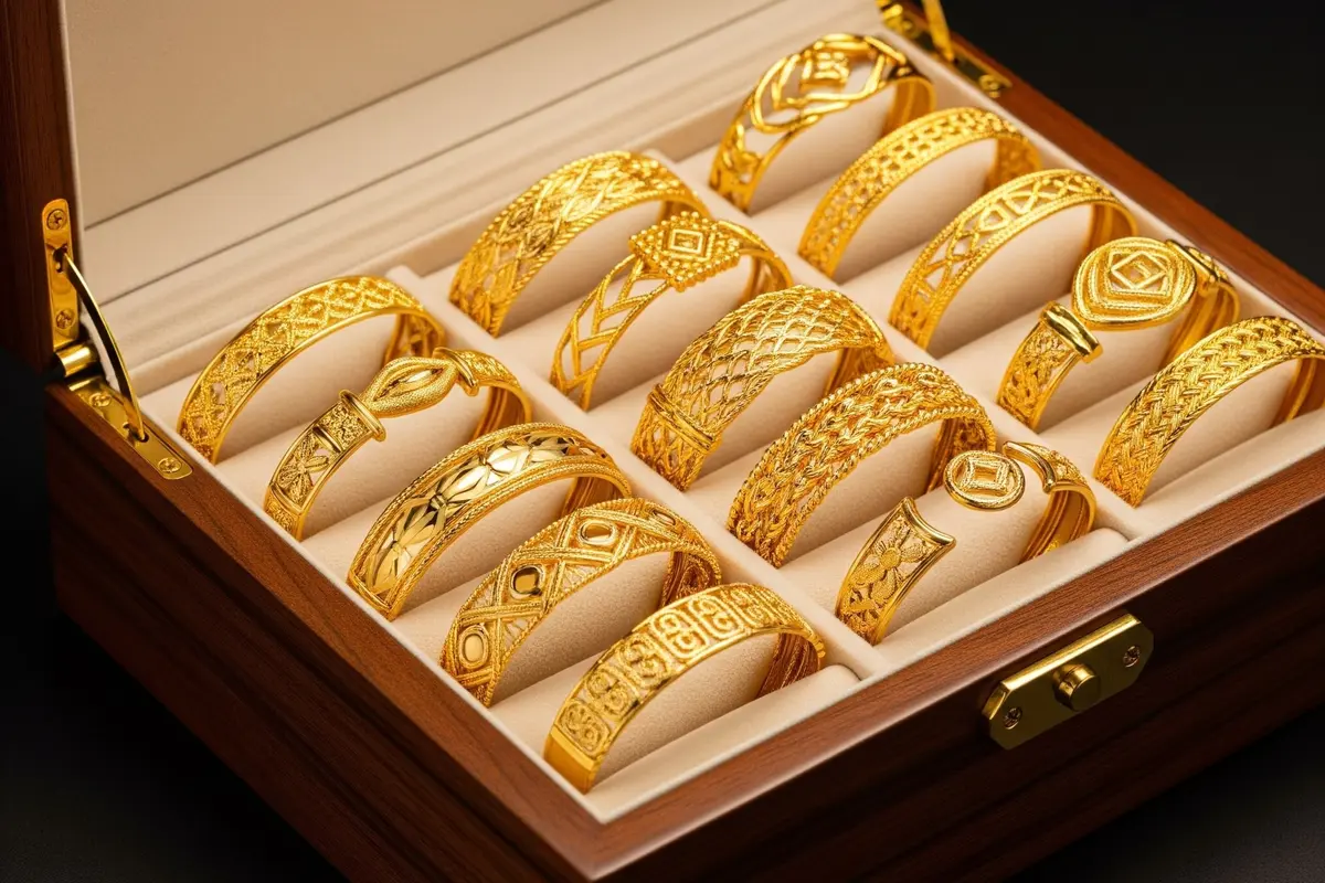 Model Gelang Emas 24 Karat 5 Gram