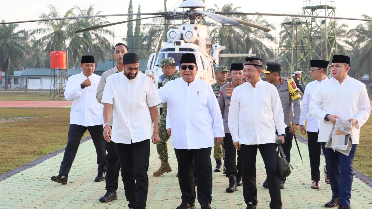 Presiden Prabowo Sambut Lebaran di Aceh Tamiang, Dampingi Korban Bencana